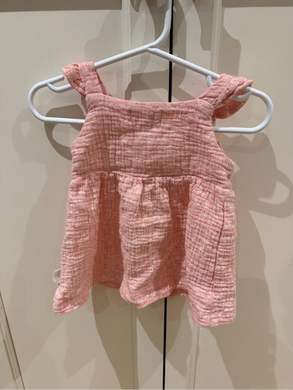 Rabbit + bear 6-9m Pink Baby Gauze Sundress